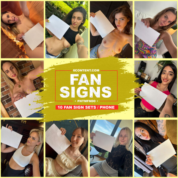 Fan Sign Set 04